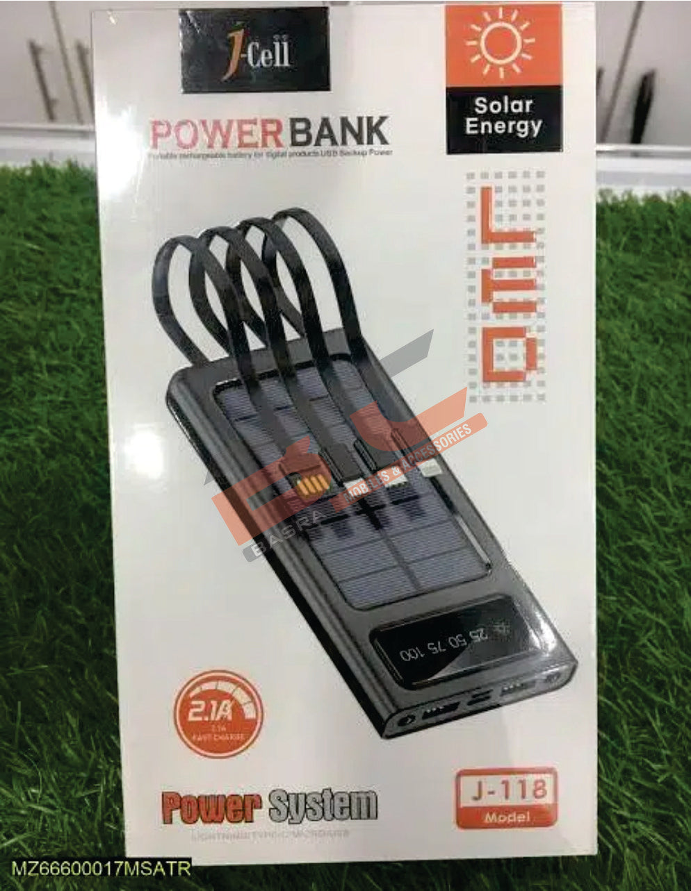 JCell power bank J-118 10000 mAh_Original J cell power bank 4 in 1 portable charger for all devices