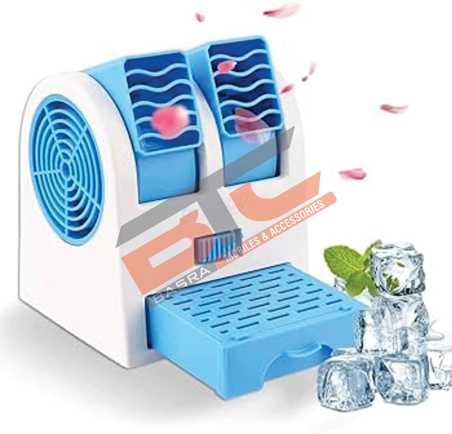 RG7 Mini fan Cool Cool VMS-F001 USB Air Cooler (Green, Blue, Black)