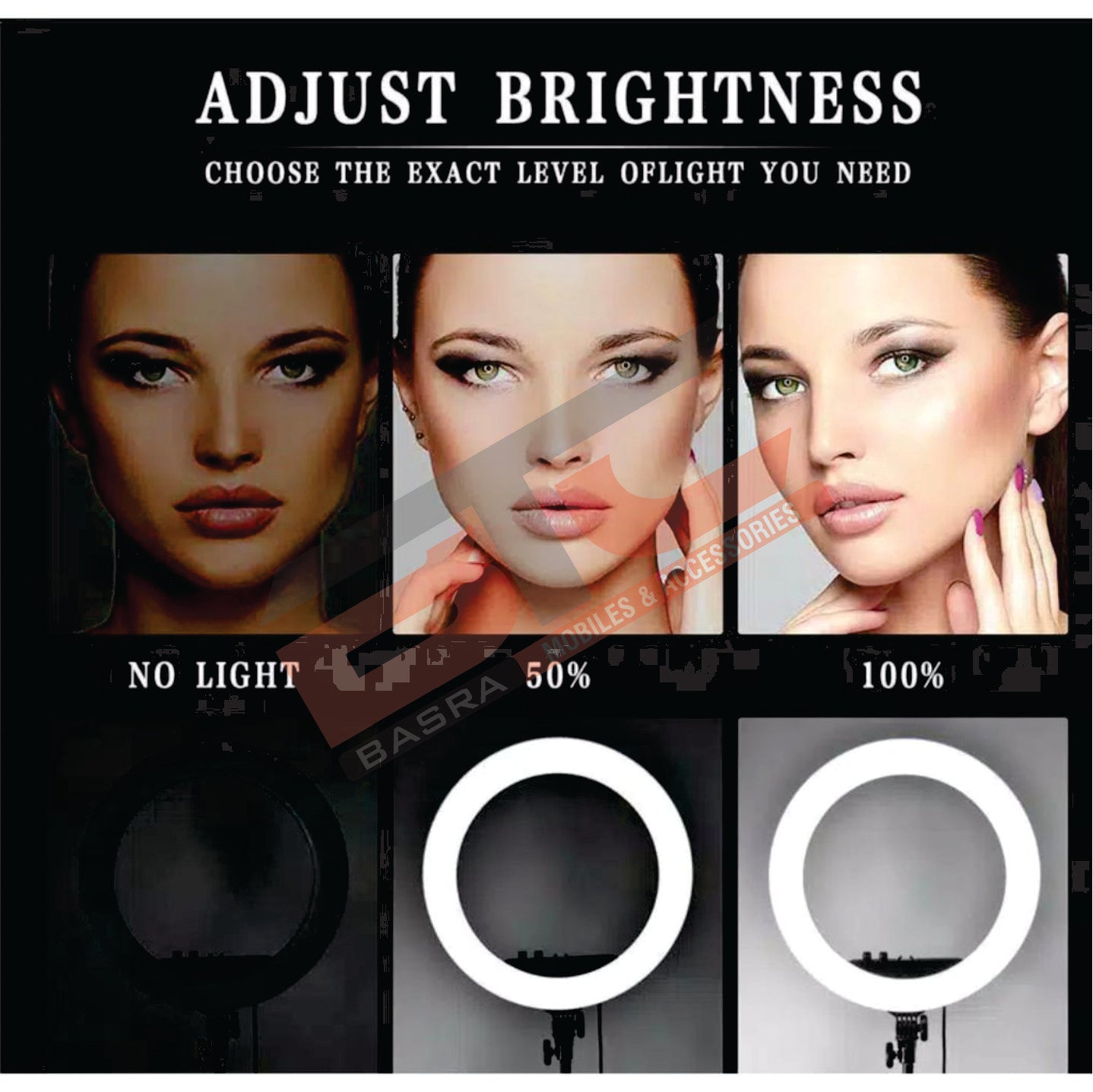BD-360 Ring Light 36cm/14 Inch With Mobile Holder