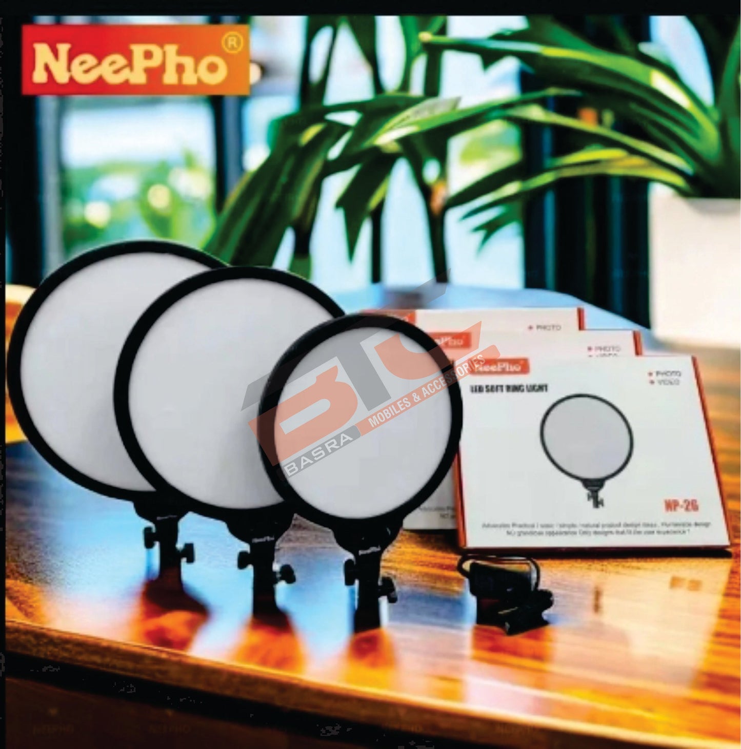 NeePho LED SOFT RING LIGHT NP-26cm