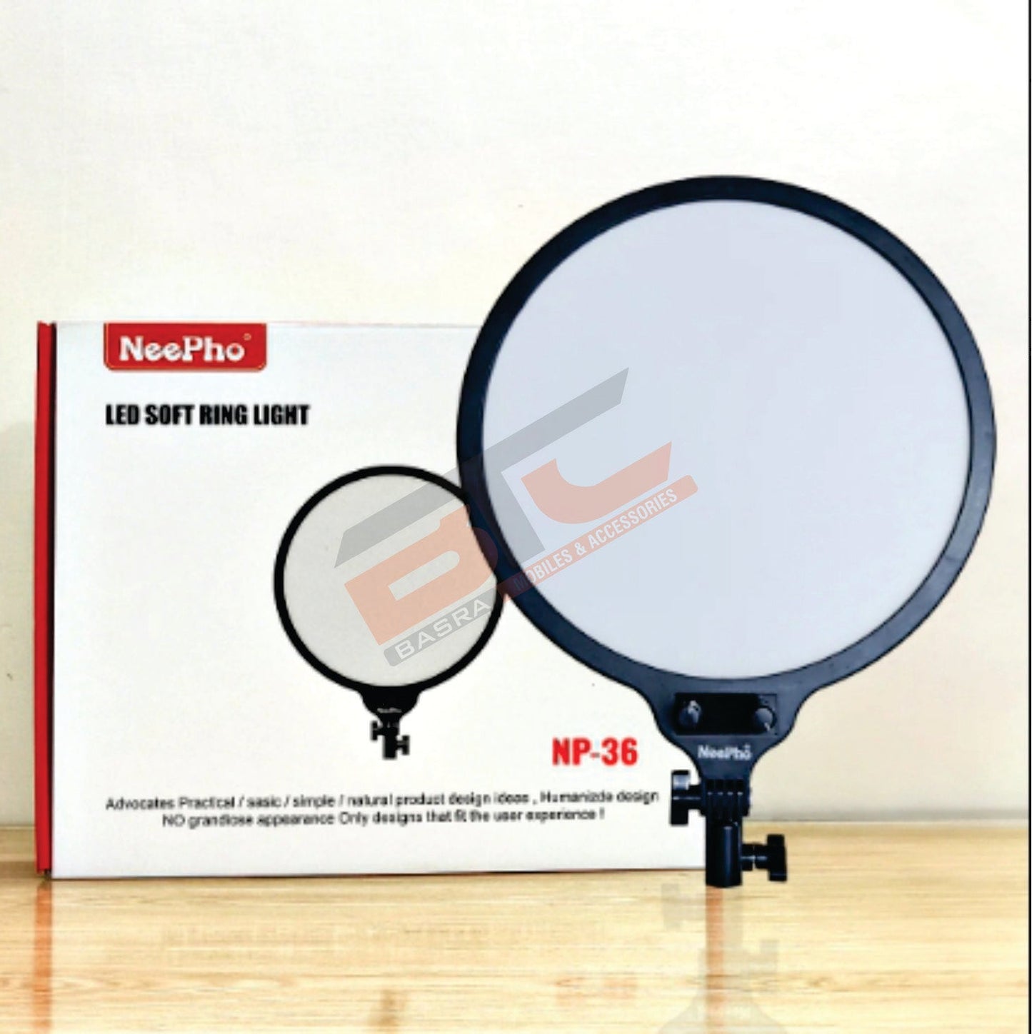 NeePho NP-36 LED Soft Ring Light with Stand