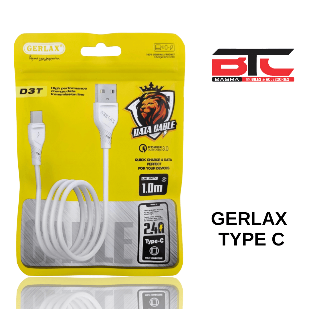GERLAX MICRO & TYPE C CABLE - Basra Mobile Center