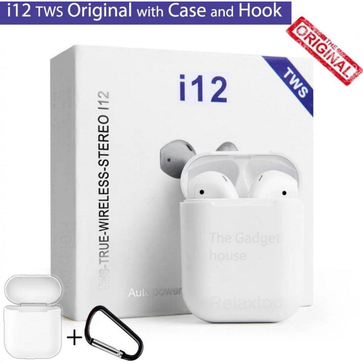 i12 Tws Touch Sensor Airpods - Basra Mobile Center