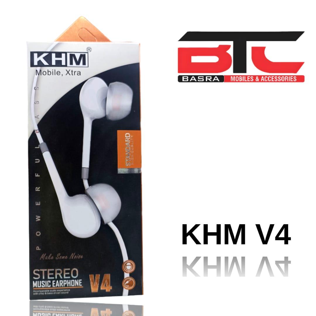 KHM V4 HANDSFREE 3.5MM - Basra Mobile Center