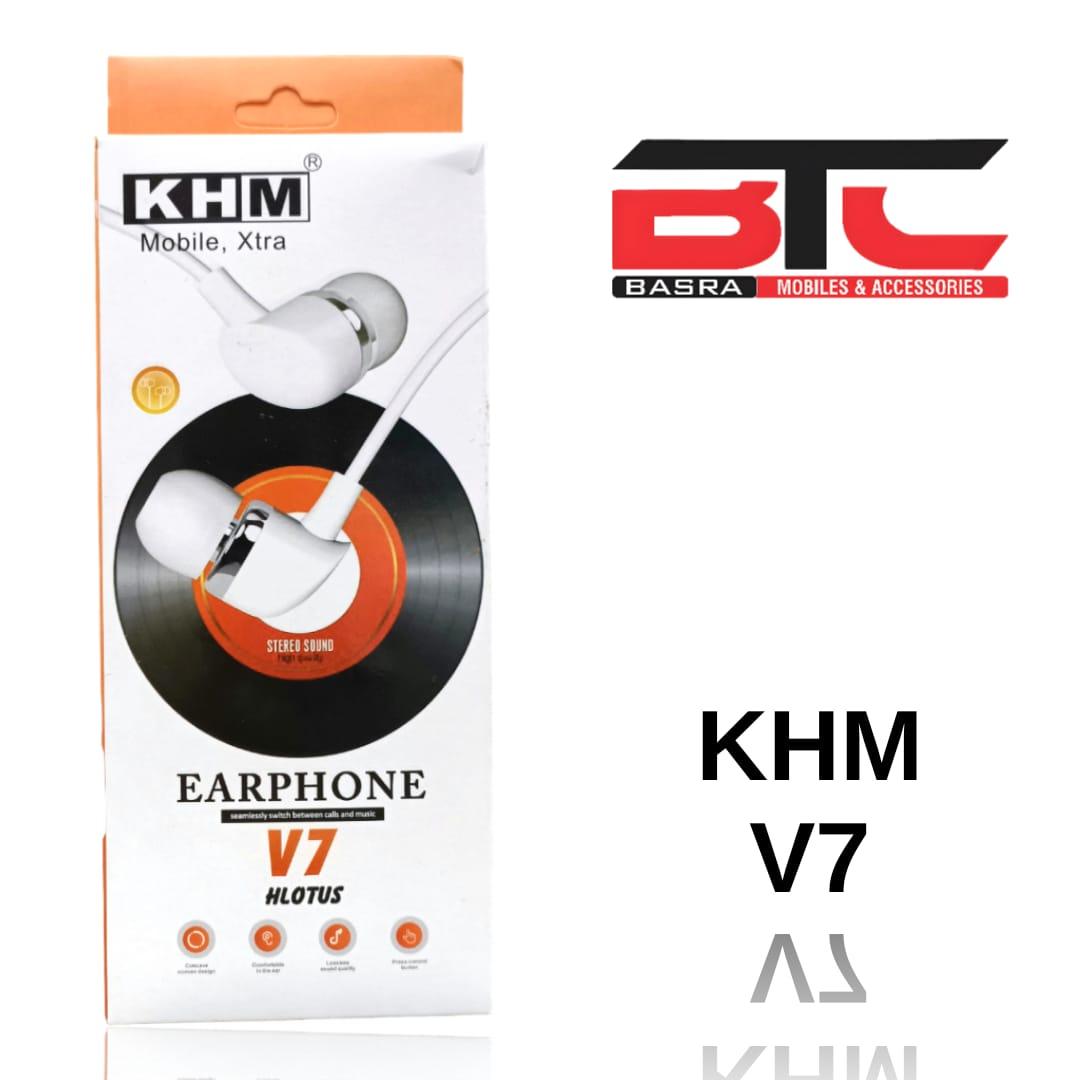 KHM V7 HANDSFREE 3.5MM - Basra Mobile Center