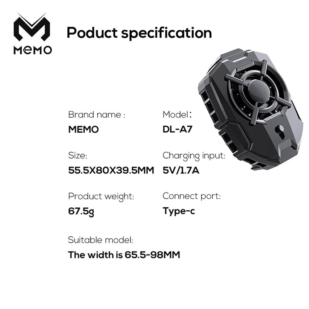 MEMO DLA7 Mobile Phone Radiator Phone Cooler - Basra Mobile Center