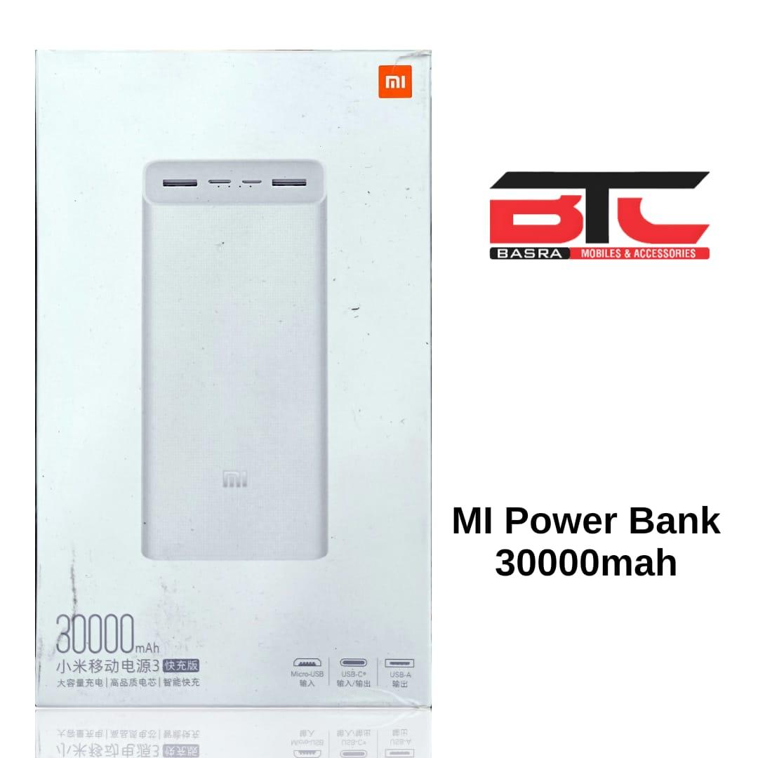 MI POWERBANK 30000nah FAST CHARGING - Basra Mobile Center