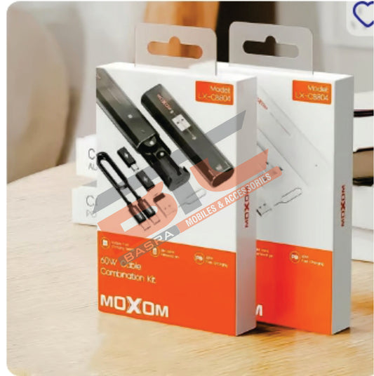 Moxom LX-CB804 Cable 60W Combination Set Black-White