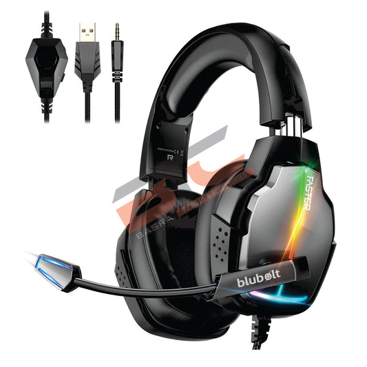 FASTER BG-400 GAMING HEADSET HEADPHONES WITH NOISE CANCELLING