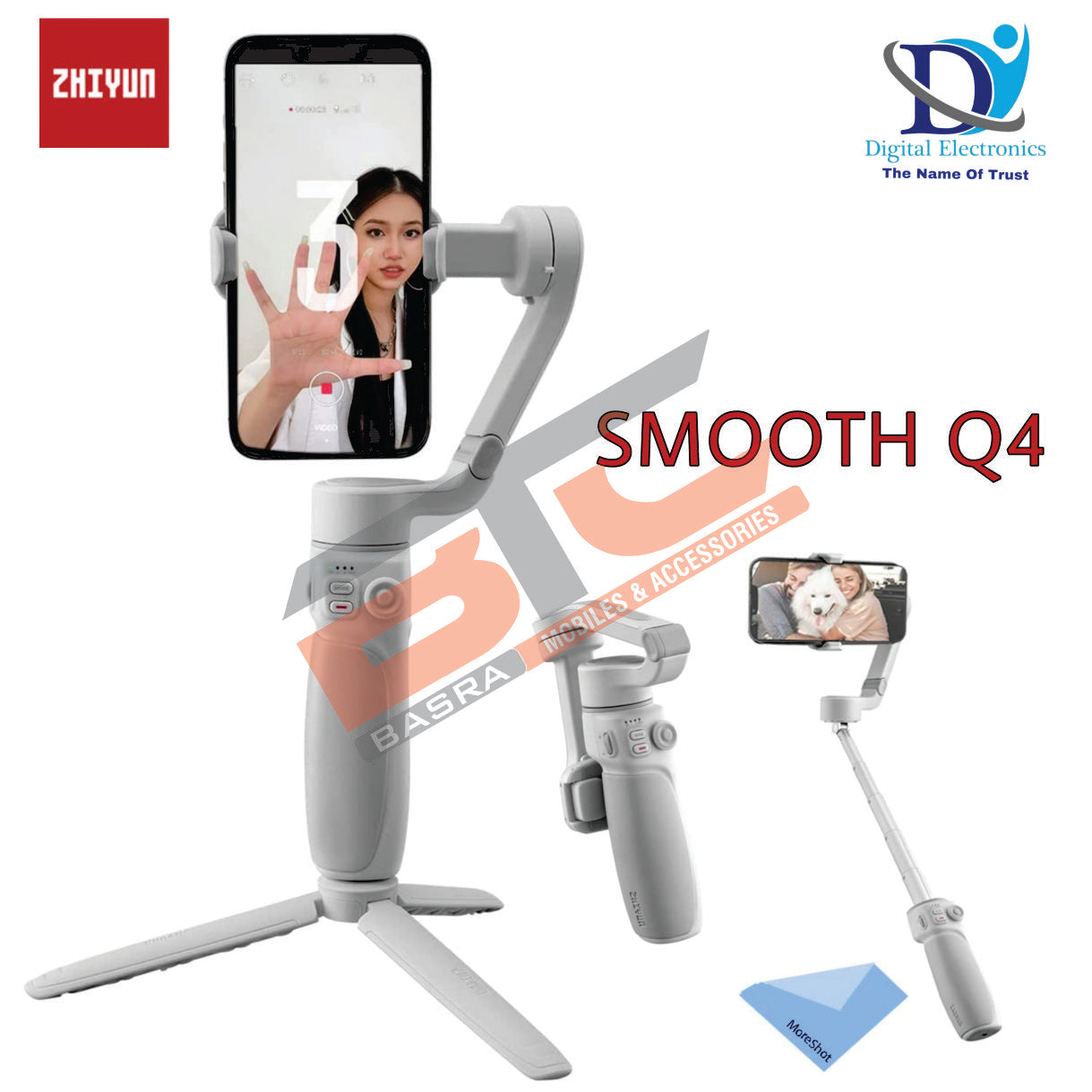 ZHIYUN SMOOTH Q4 Gimbal Stabilizer - 3-Axis Smartphone Phone Gimbal