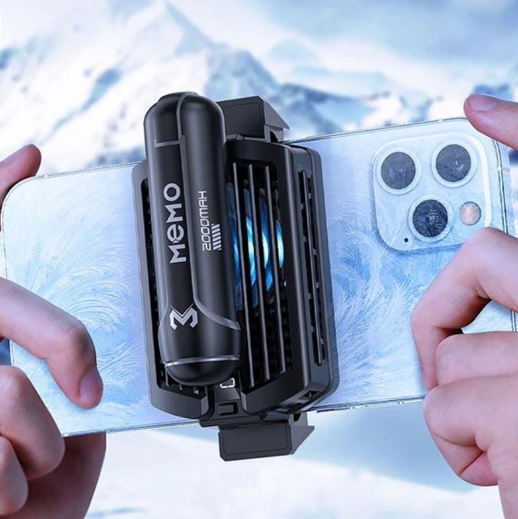 MEMO DL10 Phone Radiator Phone Cooling Fan Case Cold Wind Handle Fan