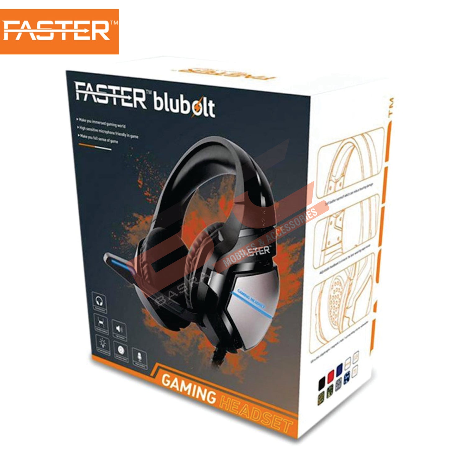 FASTER Blubolt BG-200 Surrounding Sound Gaming Headset