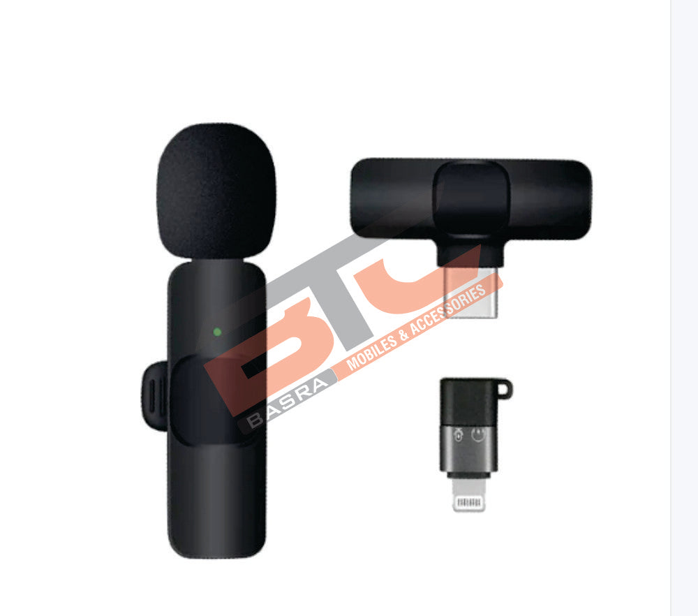 K8 Wireless Microphone For Mobile Type-C & Lightning