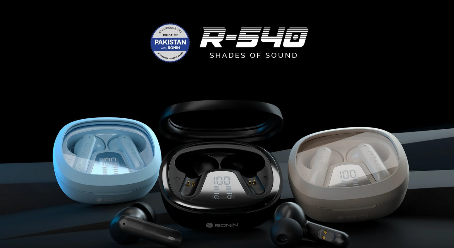 RONIN R-540 Earbuds 7 Hours Backup Bluetooth 5.3