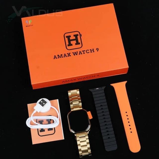 Amax Ultra 49mm Smart Watch With Two Straps - Basra Mobile Center