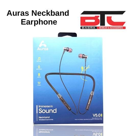Auras Bluetooth Neckband - Basra Mobile Center