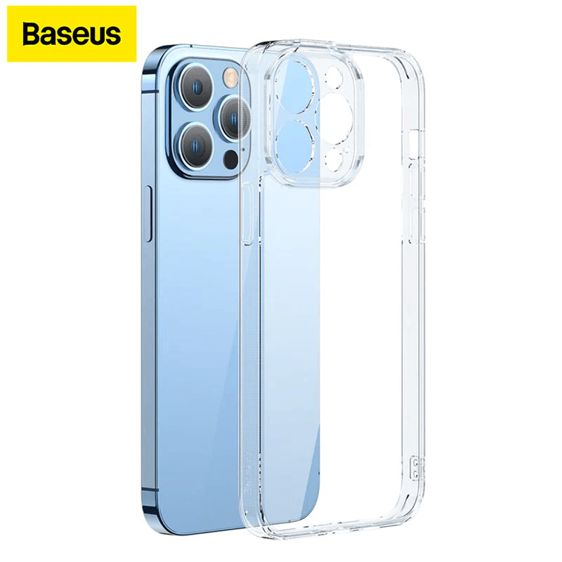 Baseus iPhone 14/Pro/Pro Max Transparent Case - iPhone 14 Pro Max - Basra Mobile Center