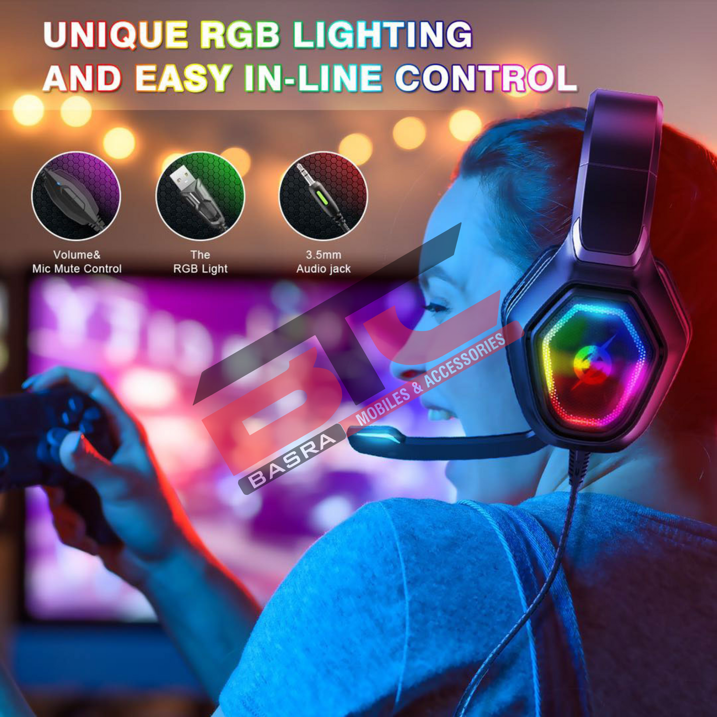 FASTER Blubolt BG-300 Surrounding Sound Gaming Headset with