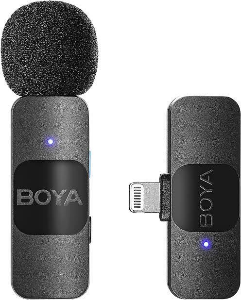 BOYA BY-V1 Wireless Microphone System - Basra Mobile Center