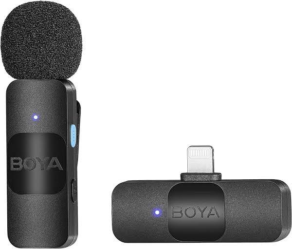 BOYA BY-V1 Wireless Microphone System - Basra Mobile Center