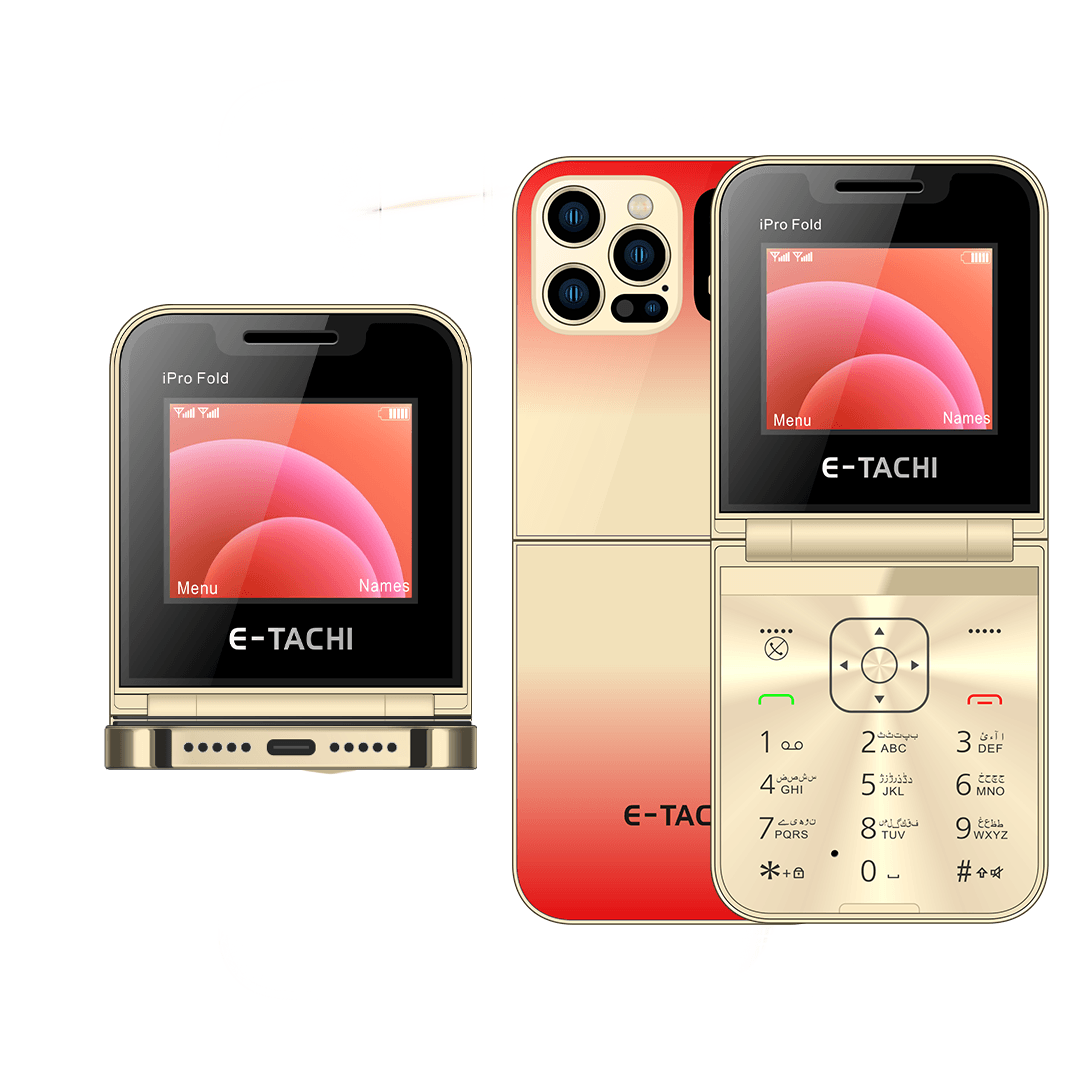 eTACHI iPro Fold FEATURE PHONE - Basra Mobile Center