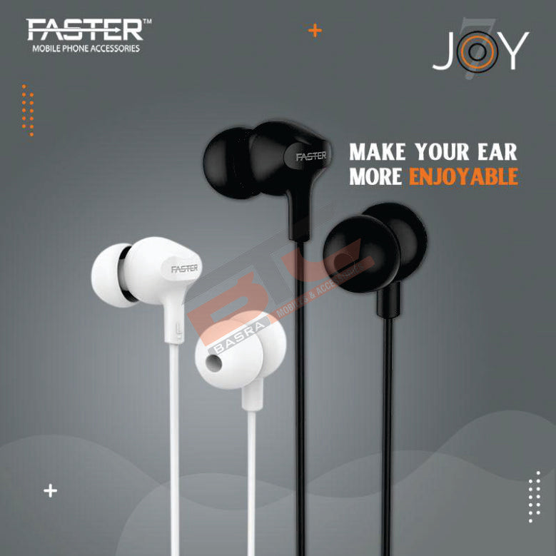 Faster J7 / J-7 Stereo Headphone Durable with Extra Bass