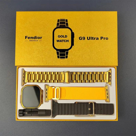 G9 ULTRA PRO SMART WATCH (GOLD EDITION)  - Basra Mobile Center