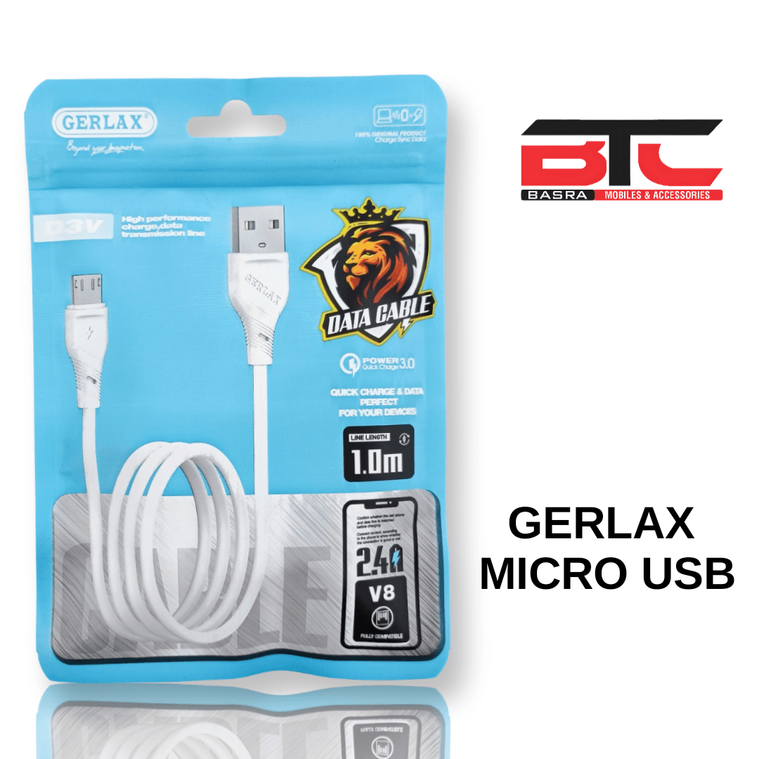 GERLAX MICRO & TYPE C CABLE - Basra Mobile Center