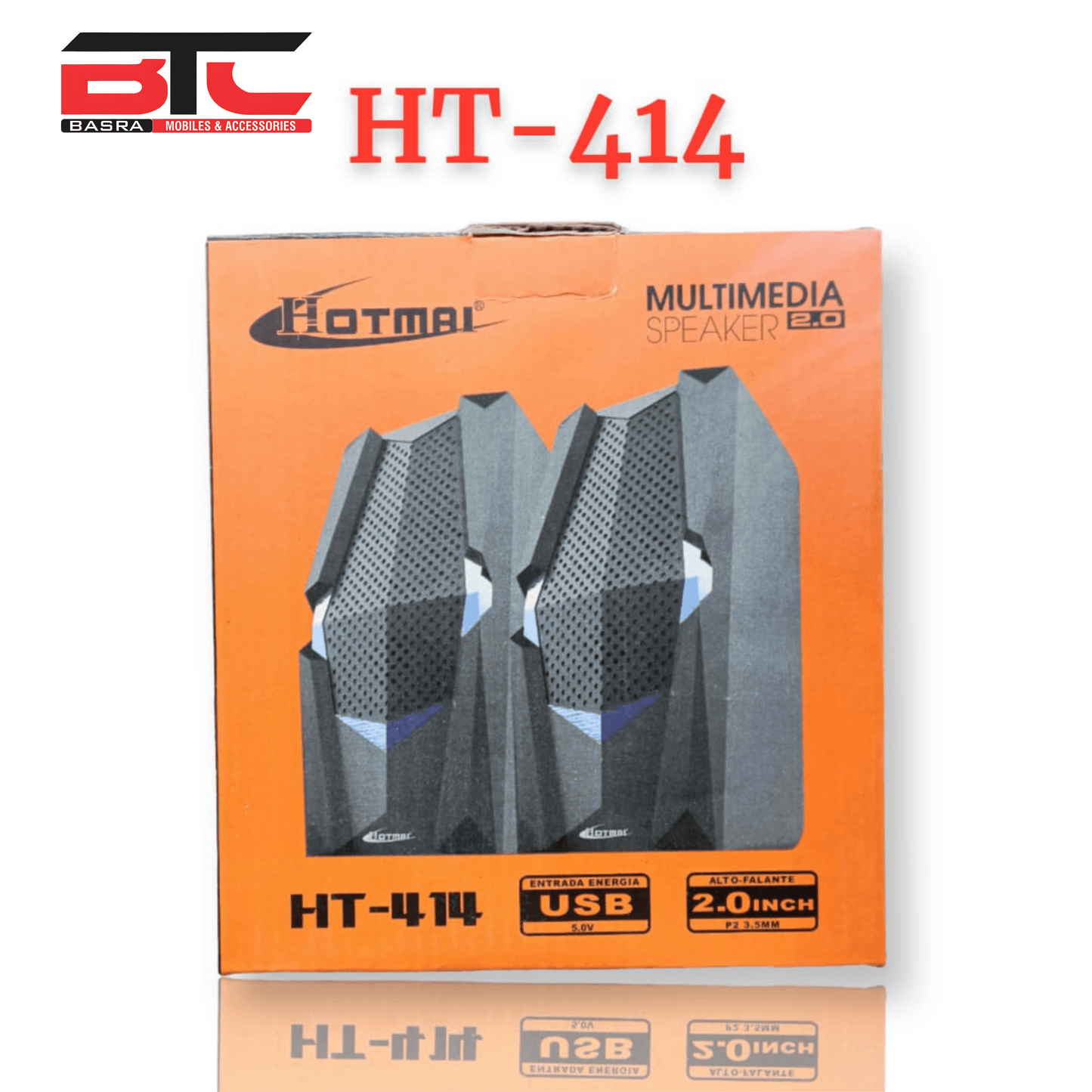 Hotmai HT-414 Best Sound USB 2.0 Multimedia Speakers - Basra Mobile Center