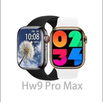 HW 9 PRO MAX AMOLED SMAR WATCH GOLD EDITION - Basra Mobile Center