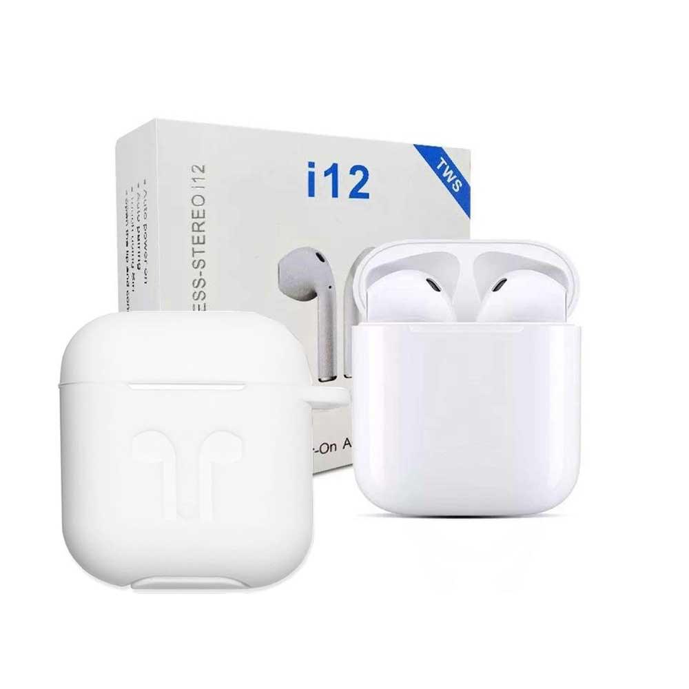 i12 Tws Touch Sensor Airpods - Basra Mobile Center