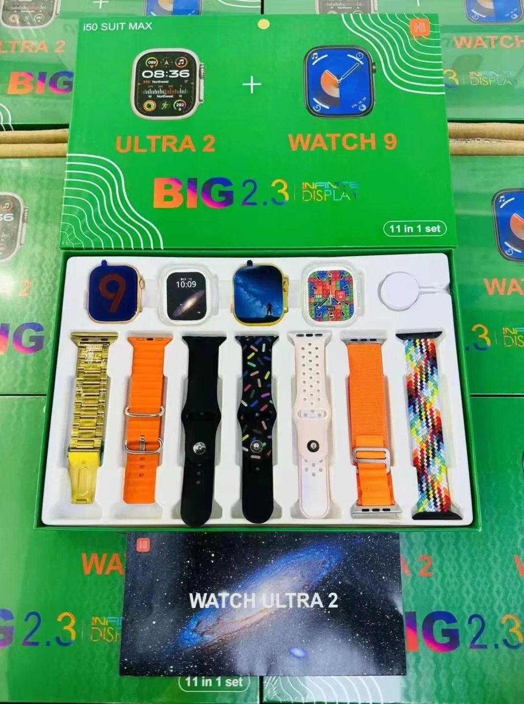 I50 Suit Max Ultra2 & Watch9 Dual Smart Watches - Basra Mobile Center
