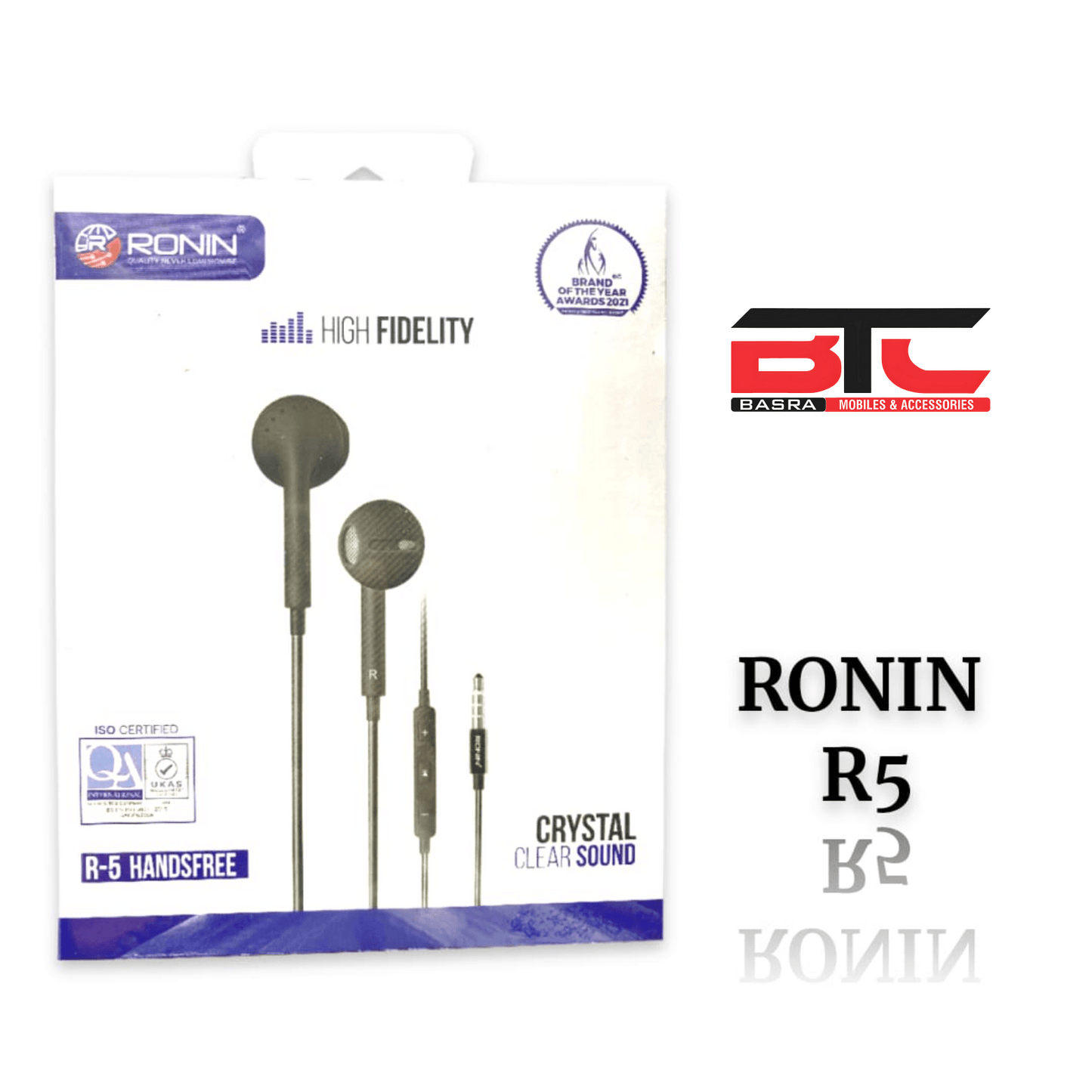 RONIN R5 HANDSFREE 3.5MM - Basra Mobile Center