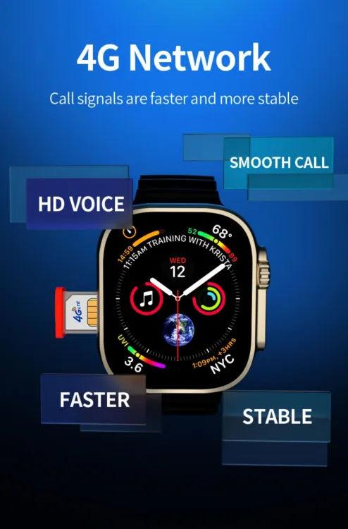 SIM WATCH S8 ULTRA ANDROID WATCH - Basra Mobile Center