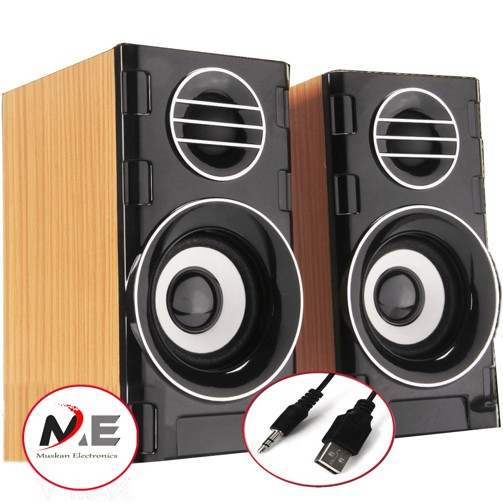 Solid Wooden Multimedia Woofer Speakers Ft-2031 Best Sound 2.0 Speaker system - Basra Mobile Center