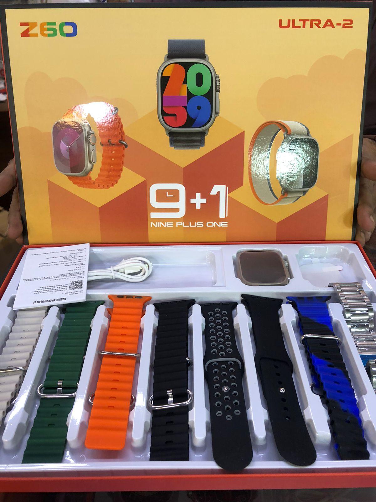 Z60 ultra watch 2 (9+1) full box - Basra Mobile Center